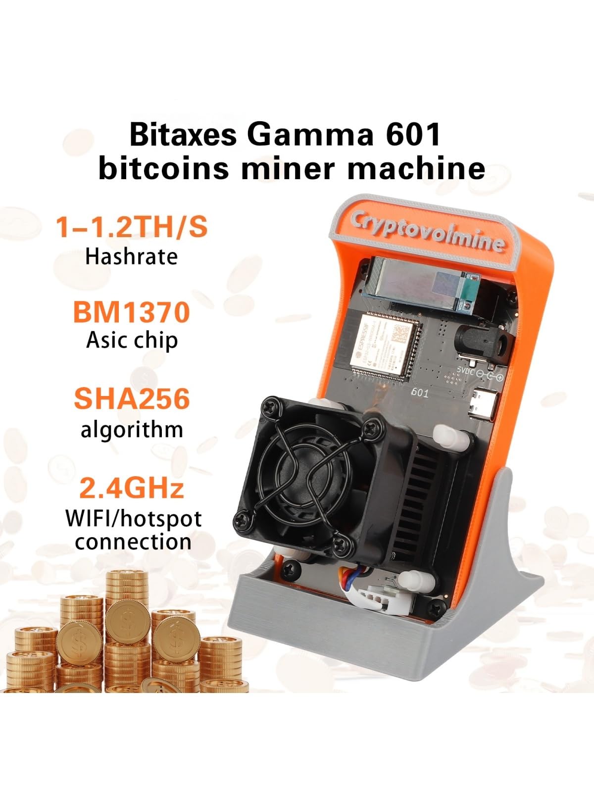 Amazon.co.jp: Bitaxes ガンマ 601 ビットコイン マイナー BM1370 Asic