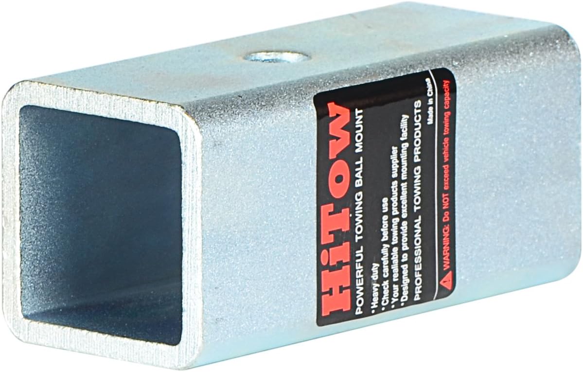 HITOWMFG Trailer Hitch Receiver Adapter Reducer Sleeve 21/2" to 2