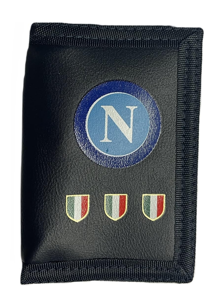 Portafoglio NAPOLI Originale Ufficiale Scudetto Tricolore Borsellino a Strappo Enzo Castellano PTFNA123332