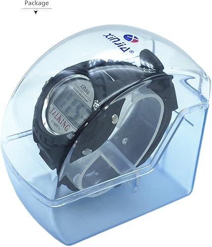 Miniatura 9 de Reloj parlante español para ciegos y ancianos Reloj de pulsera digital deportivo