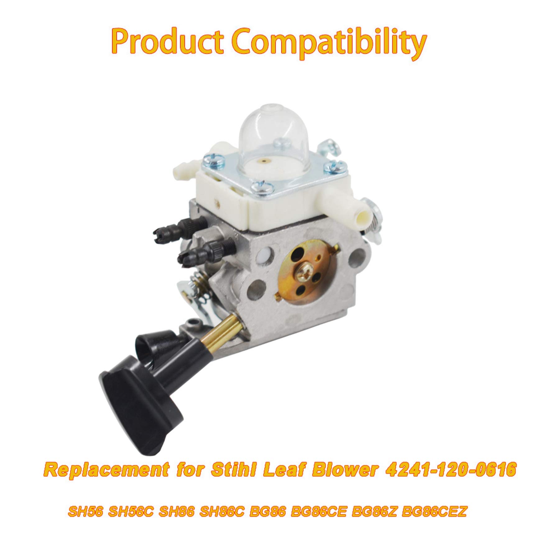Carburateur Pour Souffleur Stihl BG86, BG86C, SH86 - Références 4241 120 0616 / 0607 / 0600