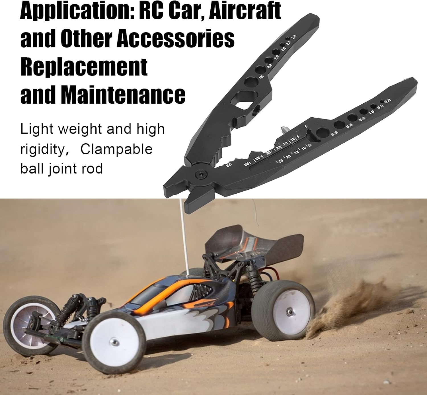 Shock Shaft Pliers, Metal Clamp Pliers Sturdy Strong Compatibility Simple Design for Accessories Replacement for RC Car