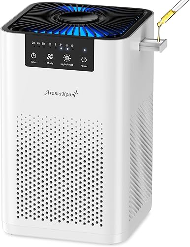 Miniatura 2 de AromaRoom - Purificadores de aire para dormitorio con filtro HEPA 3 en 1, purificadores de aire para el hogar, olor a orina de mascotas con