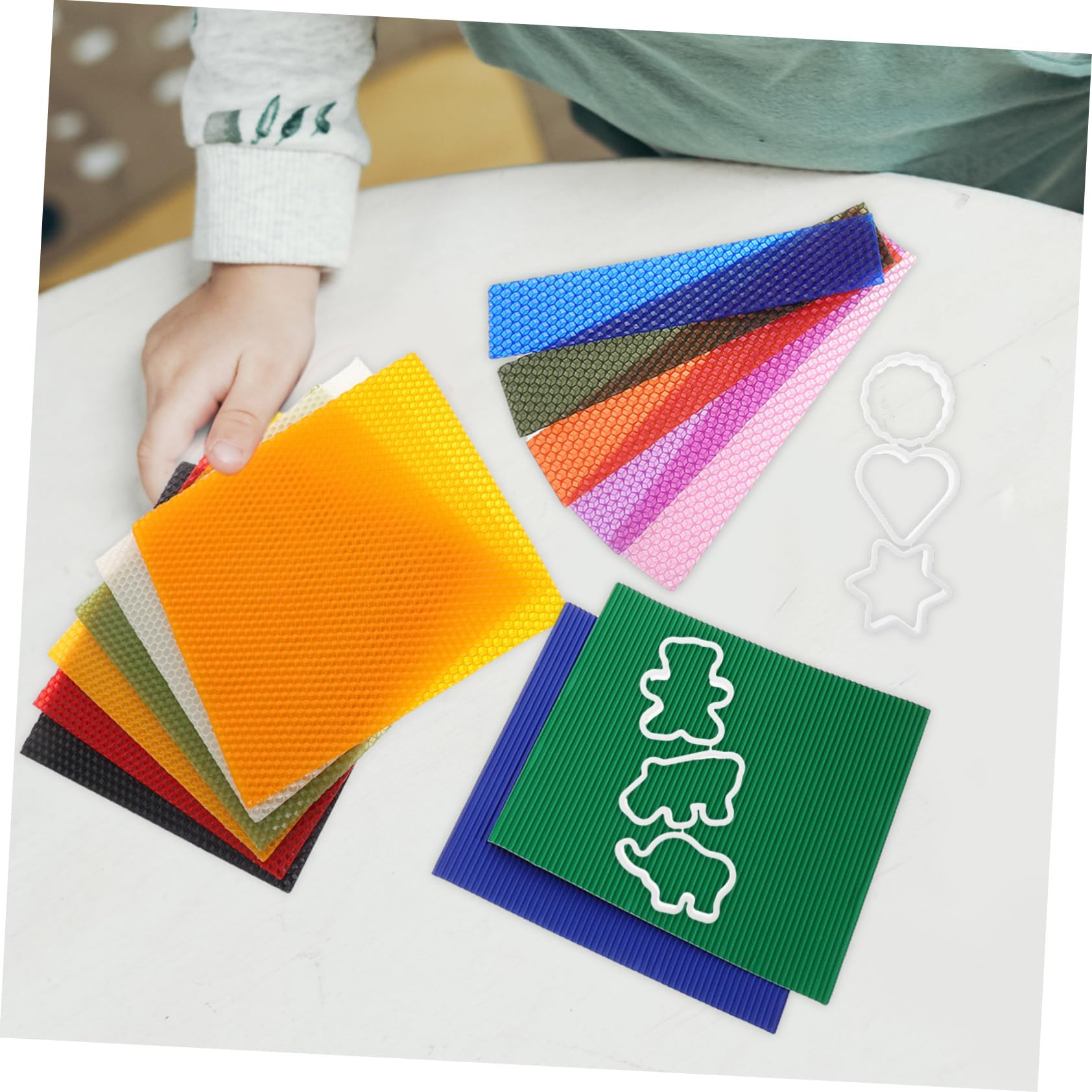 CIYODO Kit de Vela de Panal para Niños, 1 Juego, Manualidades de Cera