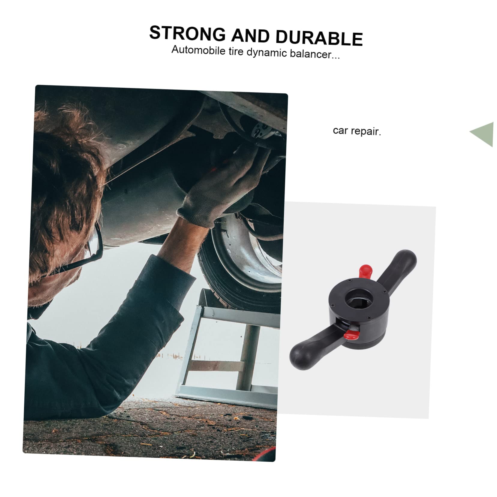 GANAZONO 1Pc Durable Quick Nut for Dynamic Balancer Professional Tire Balancer Accessory for Enhanced Vehicle Handling Inner Black Color Compatible with Balancing