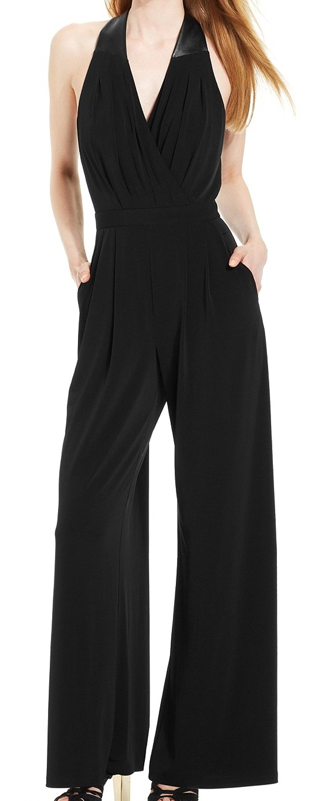 Vince Camuto Women's Jumpsuit with Wide Pants