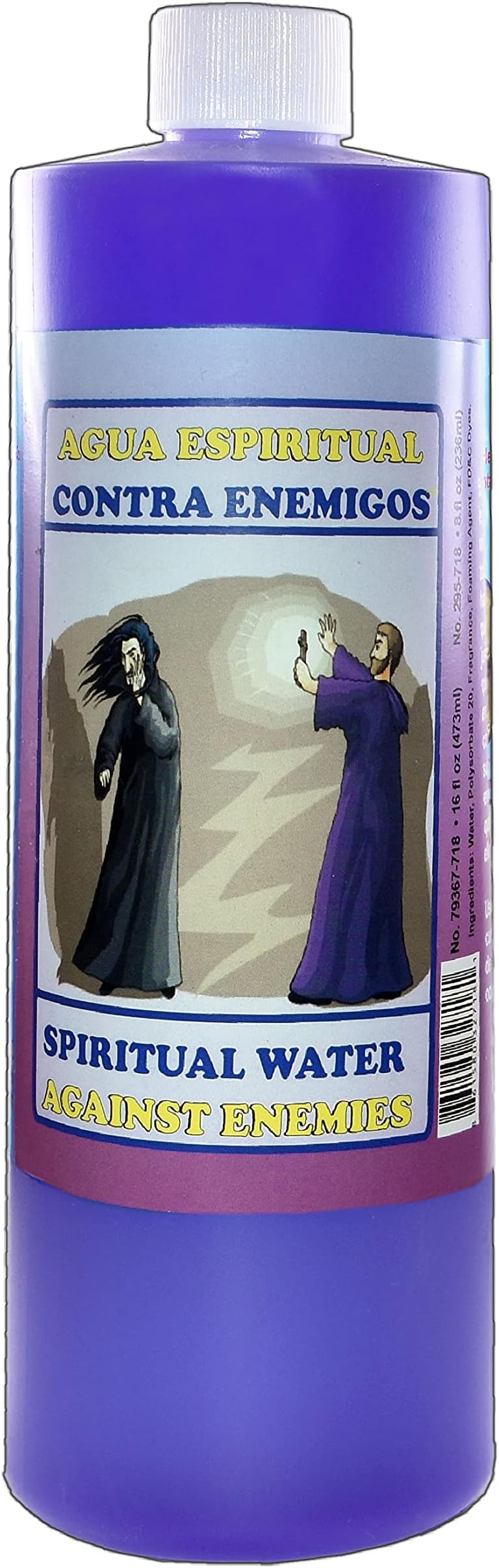 1 Bottle Against Enemies Spiritual Water-Contra ENEMIGOS AGUA ESPIRITUAL 16 OZ. - Magick Pagan