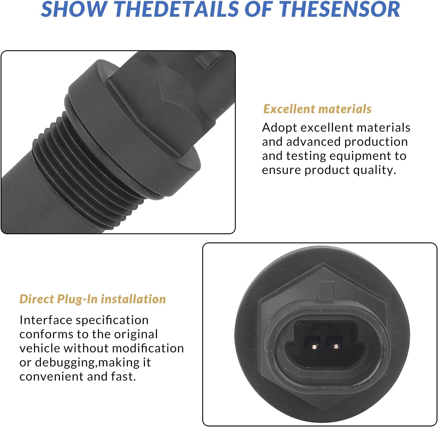 19302667 Transmission Speed Sensor Compatible with Chevy Silverado Suburban Tahoe Hummer GMC Sierra Yukon Isuzu Oldsmobile Pontiac 1999-2020 Replaces 12376520 917-618 213347