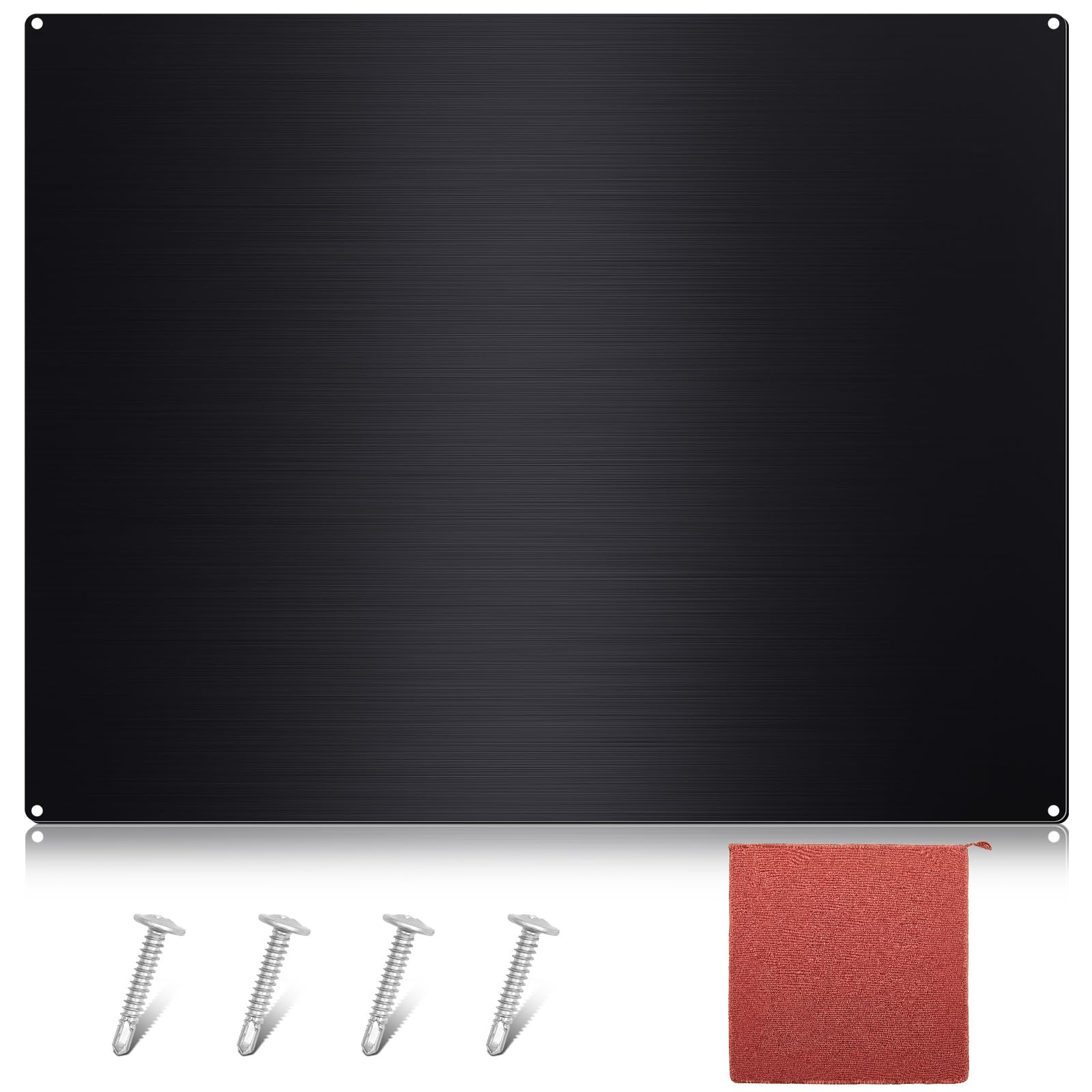 Yaocom Stainless Steel Backsplash for Stove, Black (24x30 Inch) | Protects Walls from Splatter - main product image