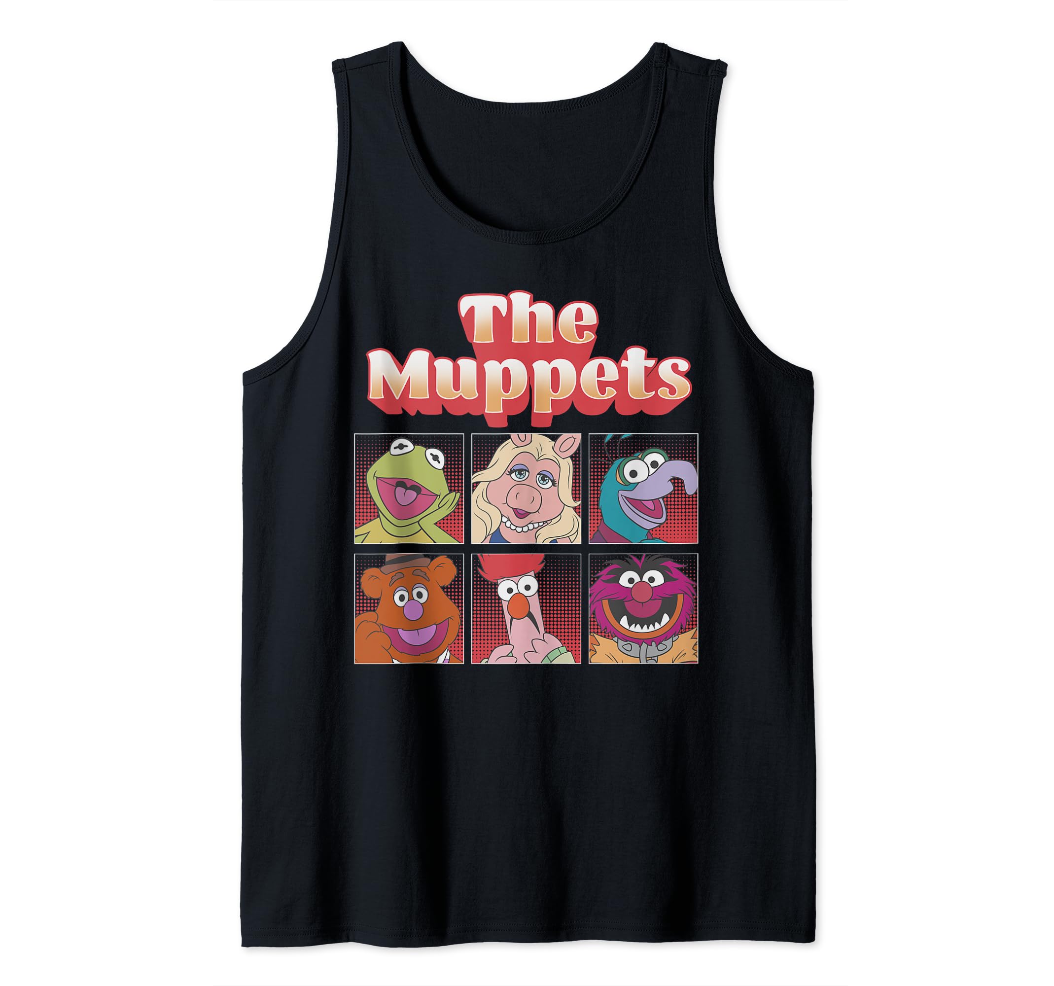 Disney The Muppets Comic Box Up haut sans manches coupe moderne finitions de qualité supérieure