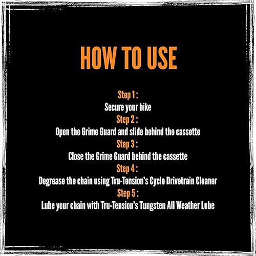 Miniatura 2 de Tru-Tension  Bicycle Grime Guard  Protect Brakes & Wheels During Cleaning  Bicycle Tools & Accessories (Suitable for Bicycles Only)