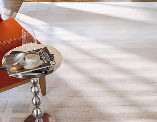 Miniatura 5 de Unique Loom Uptown Collection by Jill Zarin Collection - Alfombra de área moderna con textura de llave griega (4 pies x 6 pies)