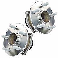 Vista 760 de TRQ Juego de 2 rodamientos de rueda trasera y conjunto de cubo con sensor ABS compatible con Ford Transit Connect 2014-2018