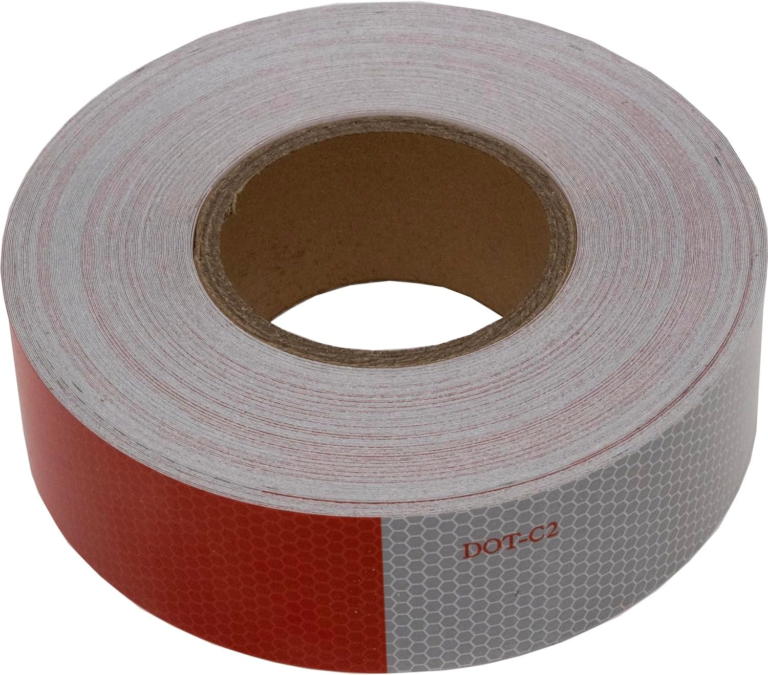 Buyers Products CT151RW DOT Approved Conspicuity Reflector Tape, 150 ft Long, 11" Red & 7" White Alternating Pieces, 3-Year Rating, Reflecting Tape for DOT Visibility Requirements