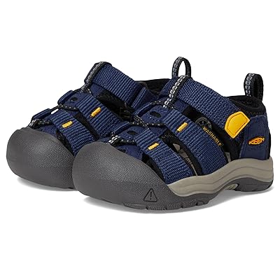 KEEN Kids Newport H2 (Toddler) Kids Shoes Naval Academy/Keen Yellow