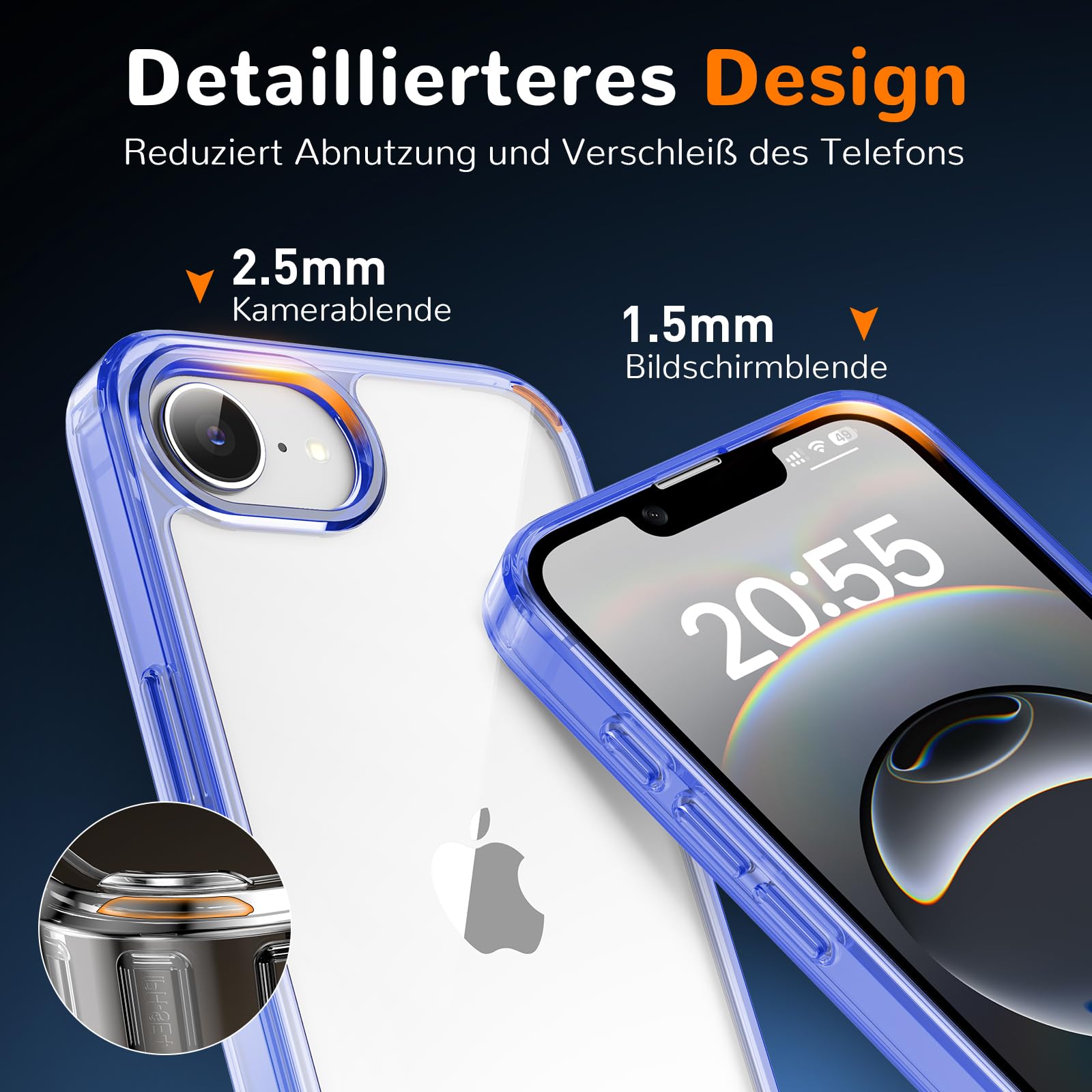 Clear Case for iPhone 15, Ultra Thin, Shockproof TPU Cover, Anti-Yellowing, Crystal Clear, Phone Case for Apple iPhone 15 - Clear — view 578