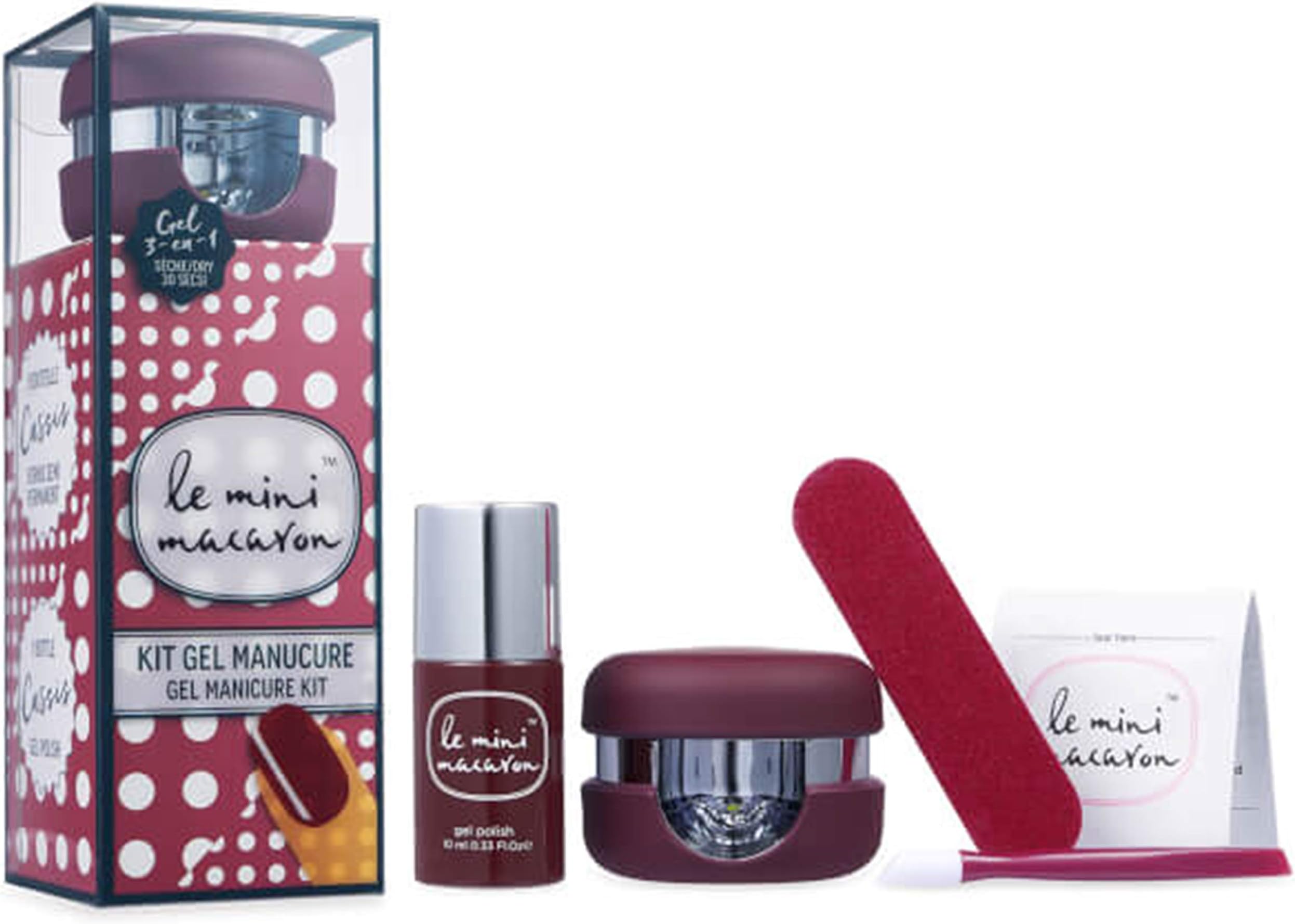 LE MINI MACARON GEL MANICURE KIT - CASSIS