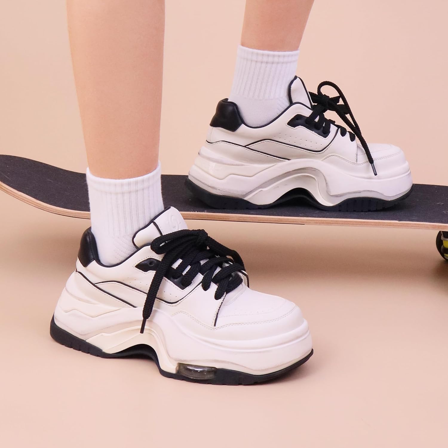 SERISIMPLE Kids Crew Viscose Bamboo Thin Socks School Uniform Basic Soft Anti Odor Boys Girls Breathable Stretch 5 Pairs - Image 3