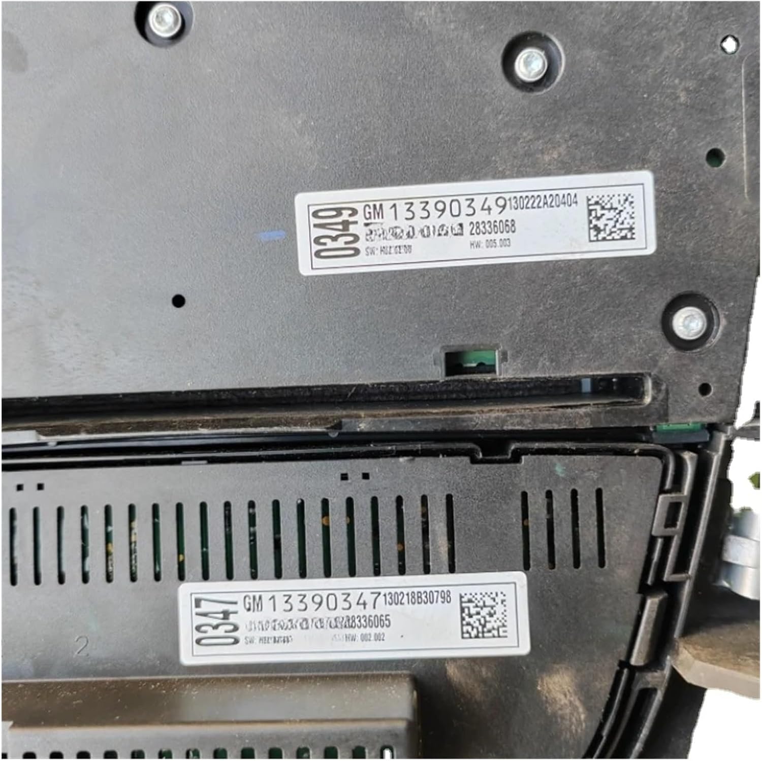 Compatible with Buick Excelle Air Conditioning Switch Controller Central Control Multimedia CD Panel Assembly 13346104/13390347 1pcs(Color:Manual AC)