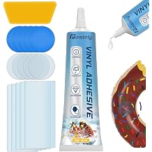 Air Mattress Patch Kit, Vinyl Pool Liner Repair Kit, Inflatable Repair Patch Kit for Air Beds, Hot Tubs, Inflatable Boats, Bounce House, Swim Rings & Toys 60ml