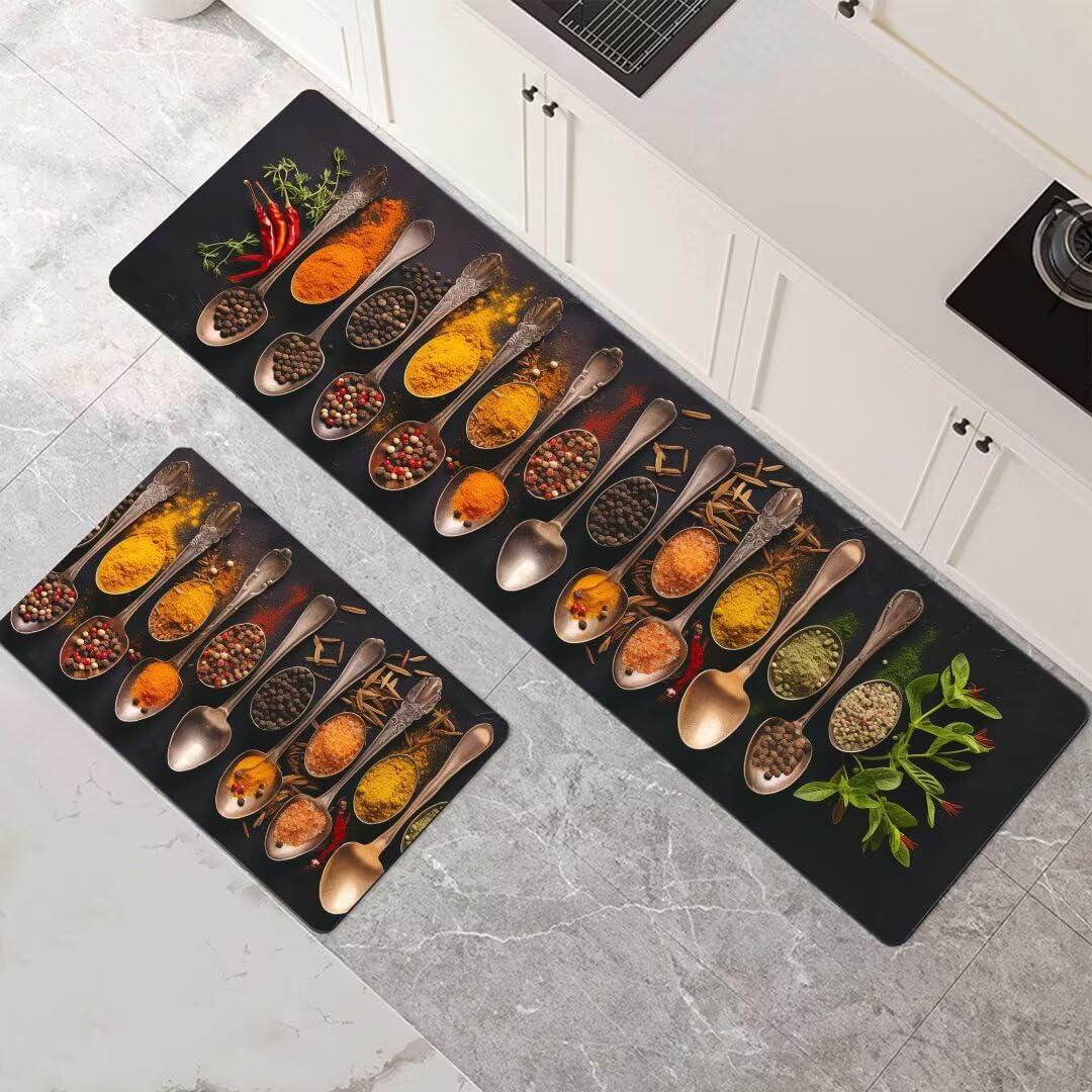 Alfombras de cocina para pasillo y comedor, un set versátil de secado rápido para el hogar