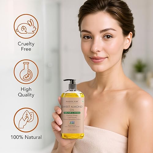 Miniatura 9 de Majestic Aceite puro y natural múltiples beneficios para la piel y el cabello 16 onzas