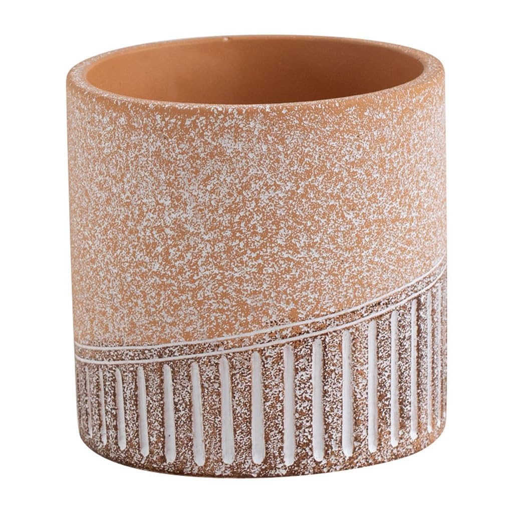 GELASIGE Flower Pots Nordic Simple Cement Flower Pots, Creative Personalized Flower Pots, Home Plant Flower Pots, Potted Plant Pots Outdoor Flower Pots