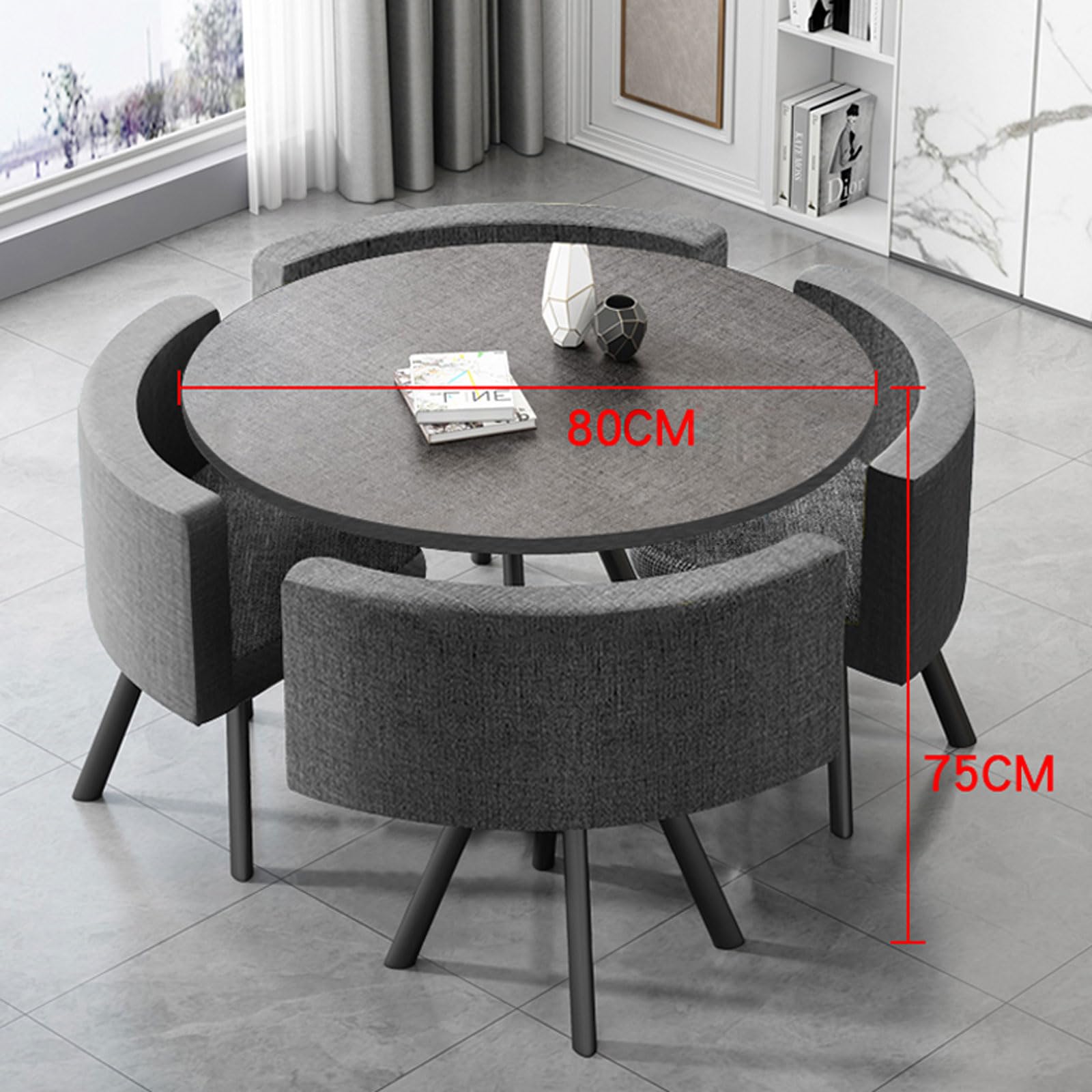 オフィステーブル イス5脚 オフィス用ライトウッド 折りたたみテーブル