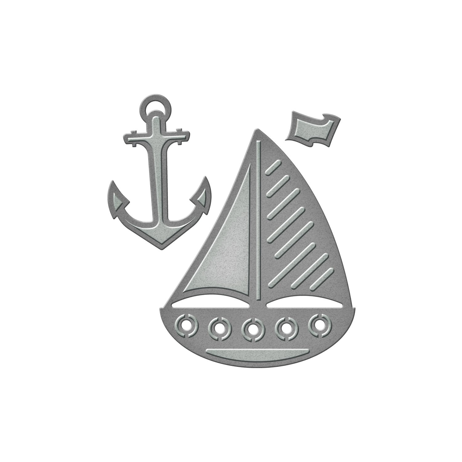 Spellbinders Multicoloured Shapeabilities Die D-Lites-Nautical,
