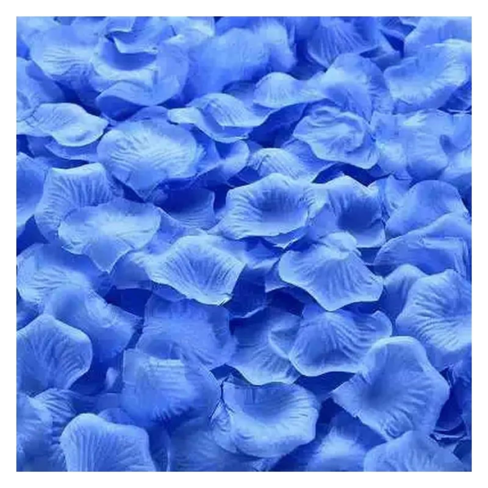BPABDEITR Artificial Silk Rose Petals Multicolor 1000/3000 Pcs Wedding Decoration(Durk Blue,1000pcs)