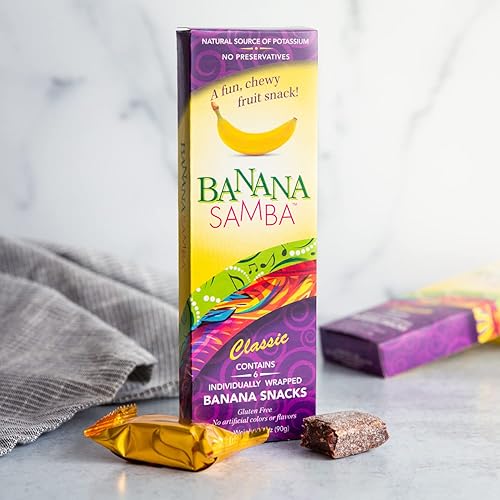 Miniatura 3 de Banana Samba Clásico deliciosos bocados masticables de plátanos