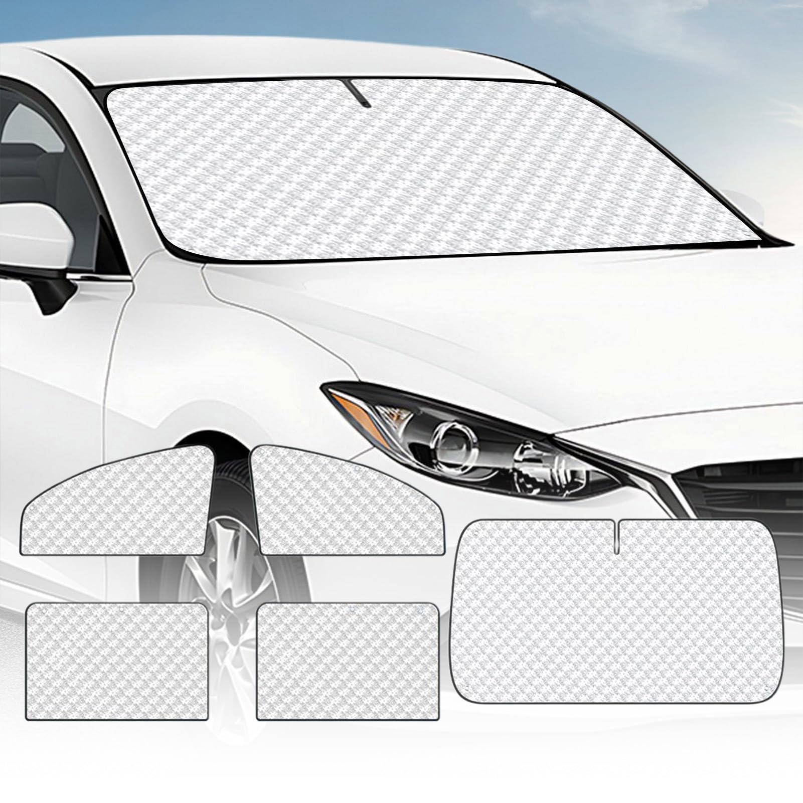 Przeciwsłoneczna osłona na szybę Mata termoizolacyjna | Rolety boczne z filtrem UV Do SUV, kamperów, ciężarówek, wnętrza, upały, podróże