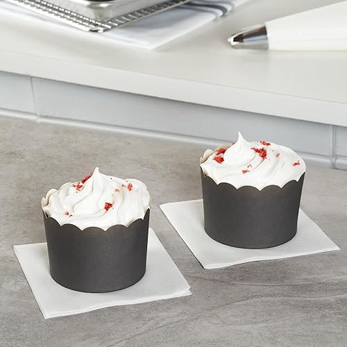 Miniatura 210 de Restaurantware Panificio Premium - Taza de papel Kraft de 10 onzas para hornear, tazas de papel para hornear, perfectas para magdalenas, cupcakes