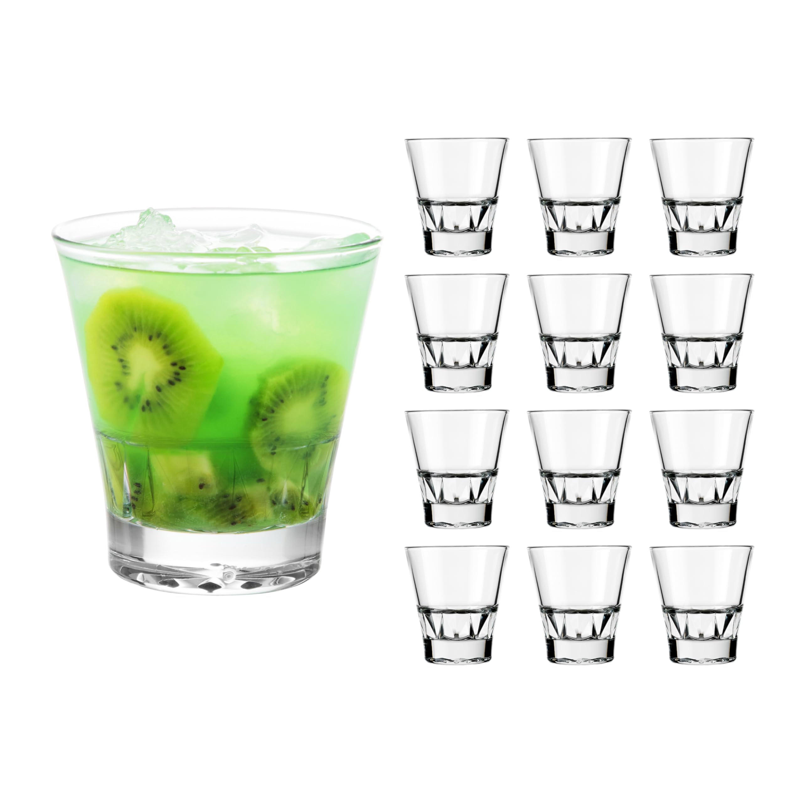 Libbey 70521 Trinkglas, D.O.F. GALLERY, 340 ml, stapelbar, 12er Set