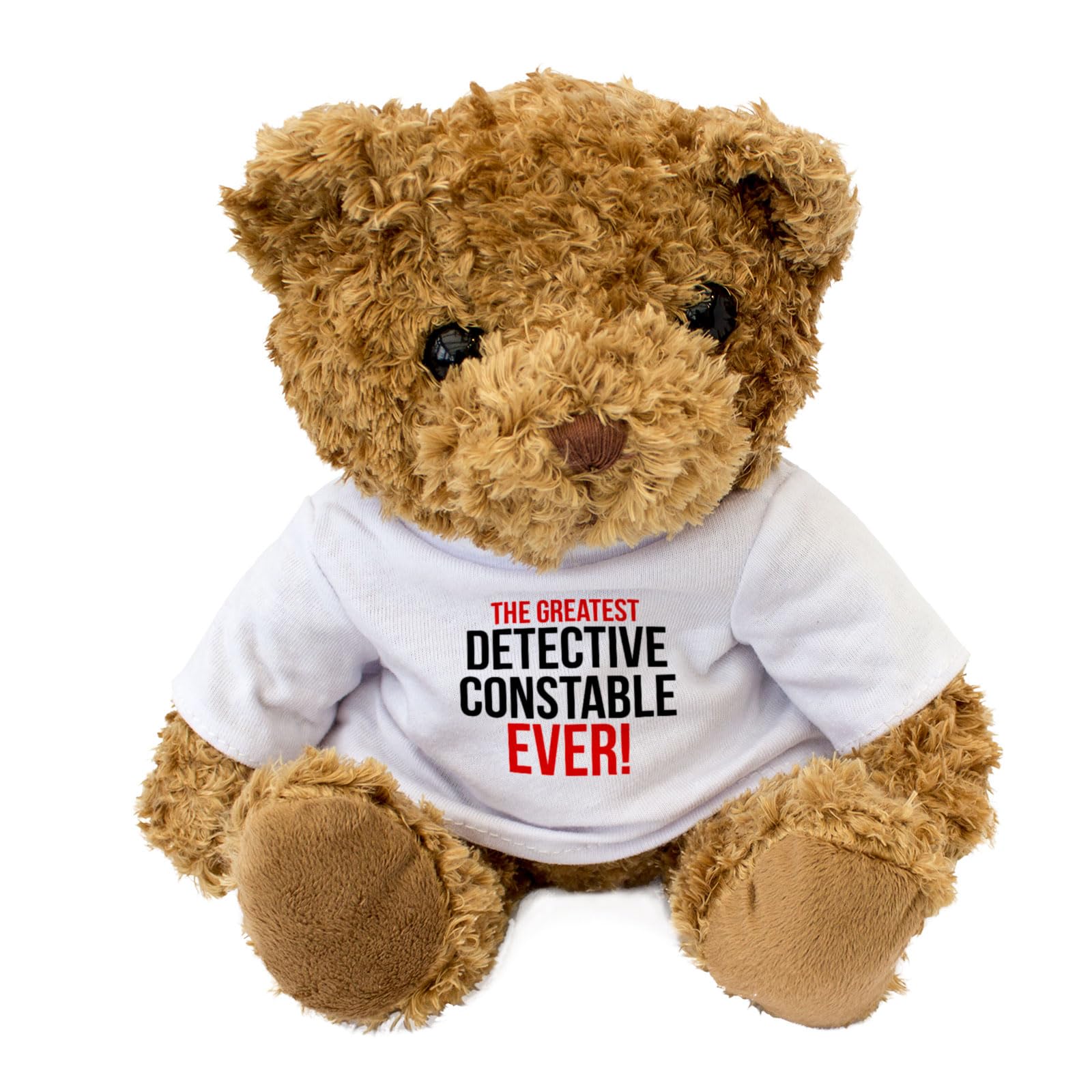 Big Red Egg THE GREATEST DETECTIVE CONSTABLE EVER - Teddy Bear - Cute Soft Cuddly Adorable - Gift Present - Image 2
