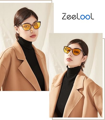 Miniatura 2 de Square Anti Glare Night Driving Glasses Women Men Polarized Night Vision Glasses Yellow Lens