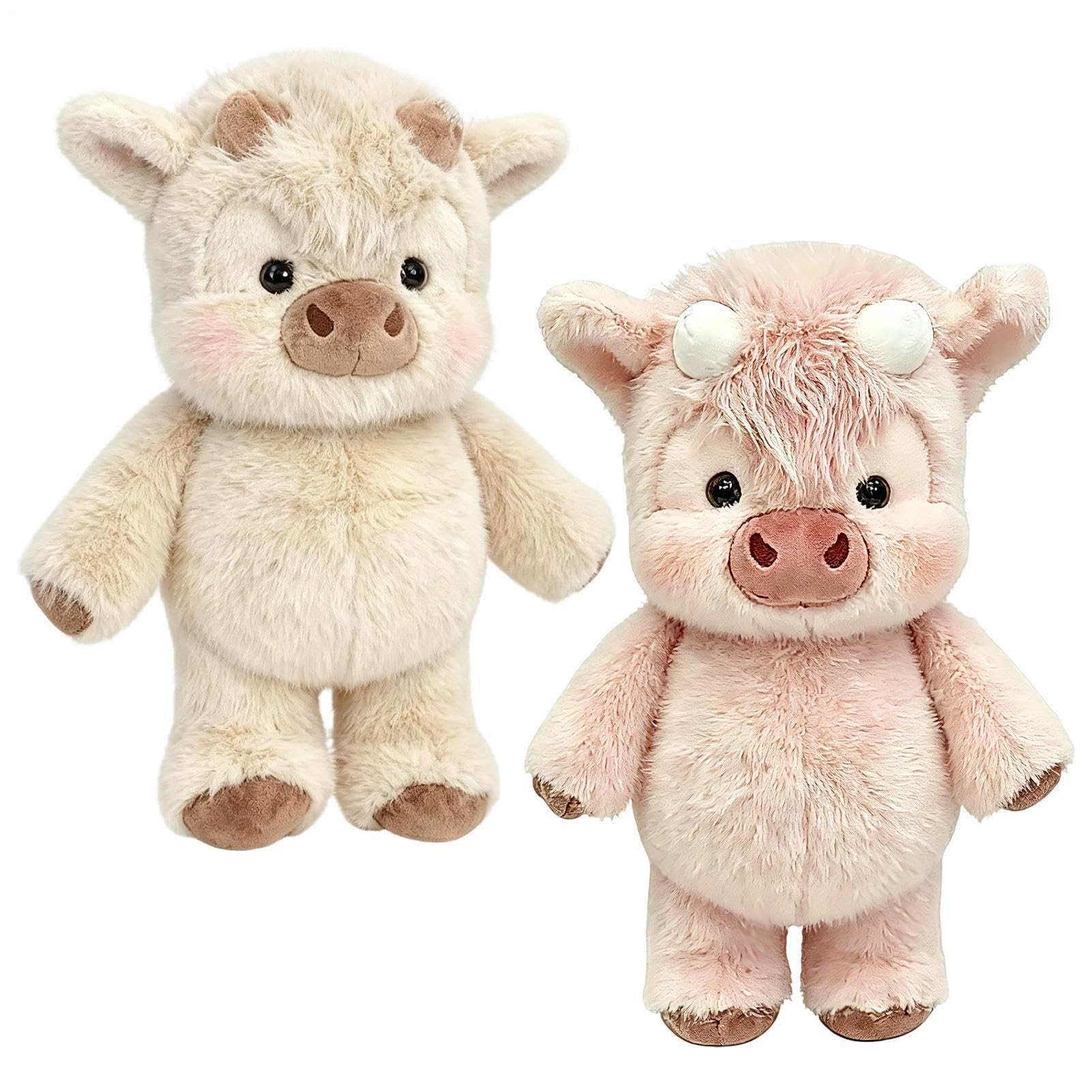 Running Calf Soft Toy | 60cm Wild Boar Plush Toy | Cartoon Cow Plush Collectible Doll Interactive Toys | Cute Running Sheep Cuddly Toys Stuffed Animal Home Decor for Girls, Boys — view 11