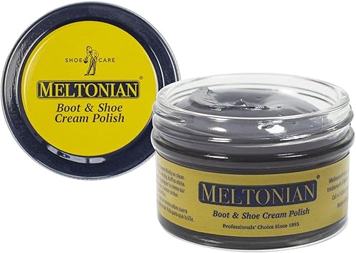 Crema para bolearacondicionar zapatos, botas, bolsos, muebles de cuero, color plata frasco de 1.7 oz