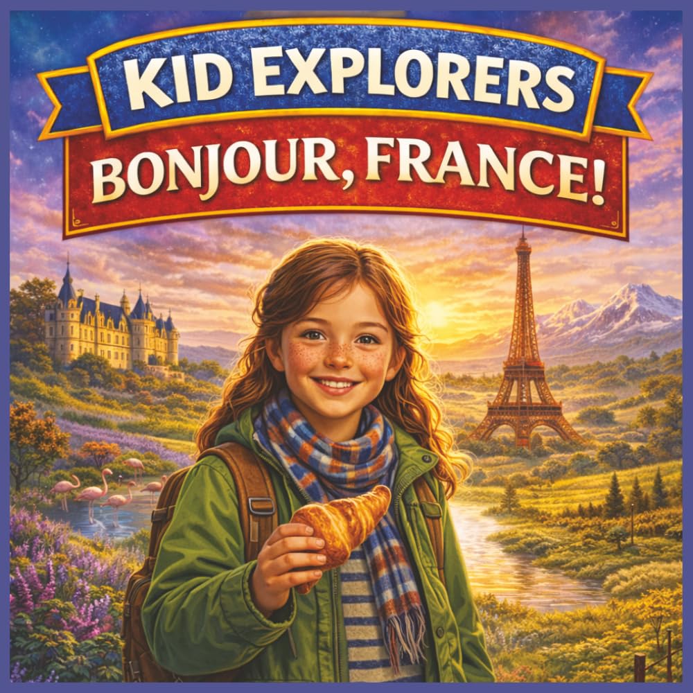 Kid Explorers: Bonjour, France!: A Kids Travel Adventure Through French Culture, Food, Landmarks, and Daily Life