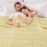 Vista 73 de Yescool - Manta con peso para adultos (20 libras, 60 x 80 pulgadas, rojo), manta gruesa pesada para cama tamaño Queen/Full para dormir, perfecta