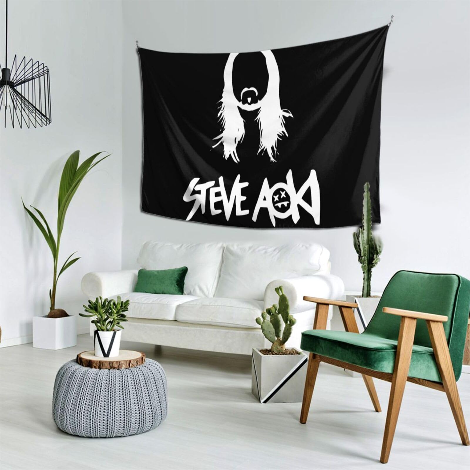 Amazon.co.jp: タペストリー 壁掛け おしゃれ Steve Aoki スティーヴ