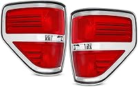 Vista 1 de Luz trasera compatible con Ford F-150 2009-2014 Pickup Truck Conjunto de luz trasera (lado del conductor y del pasajero)