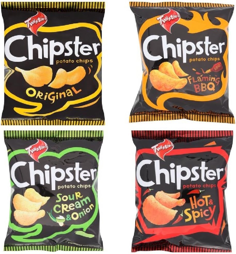 TwistiesChipster Potato Chips 60g (Mix, 30 Packs)