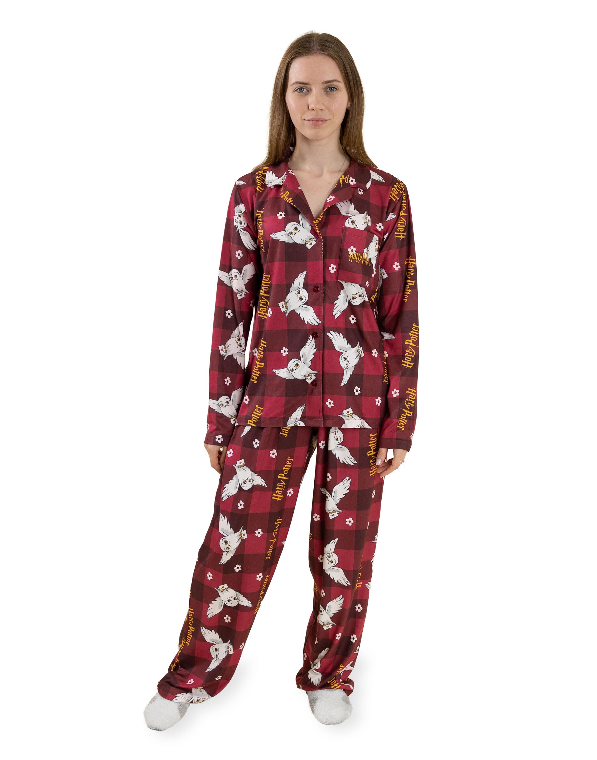 Harry Potter - Women's Pyjama Set - Long Sleeve, Long Leg - Red - 2XL