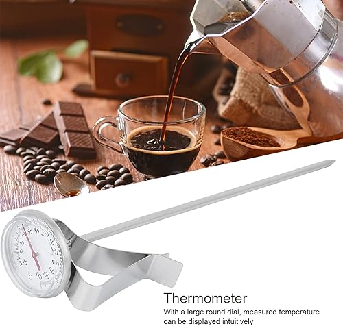 Miniatura 4 de Termómetro de aceite para freír con clip, termómetro de caramelo para hacer dulces, termómetro de cocina de acero inoxidable para líquidos,
