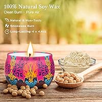 Vista 5 de Juego de regalo de velas perfumadas