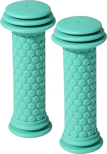 Miniatura 4 de BW USA Puños de bicicleta para niños pequeños, apretones estilo seta para bicicletas de equilibrio y bicicletas de pedal de 12 a 16 pulgadas,