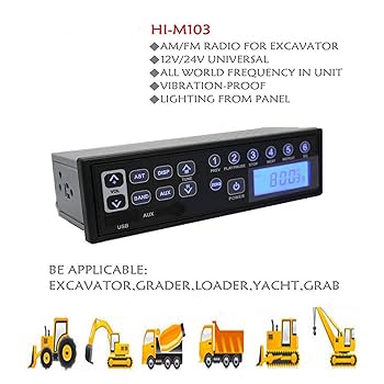 am/fm ラジオトラック新車より24V取外し品です。 新車外し 24V 日野純正 ラジオ USB オーディオ チューナー 配線