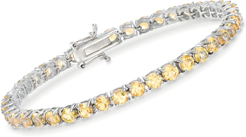 Amazon.co.jp: Ross-Simons 宝石 テニスブレスレット スターリング 