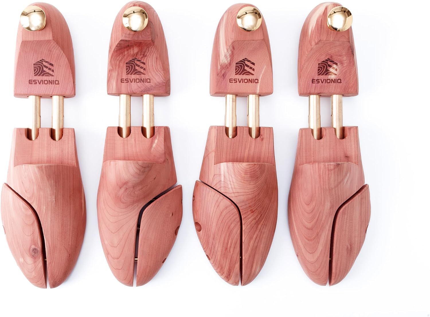Cedar Shoe Tree with Twin Tubes,Red Cedar Wooden Shoe Trees For Men,Shoe keeper Sizes 6-16,Wood Shoe Form Holder